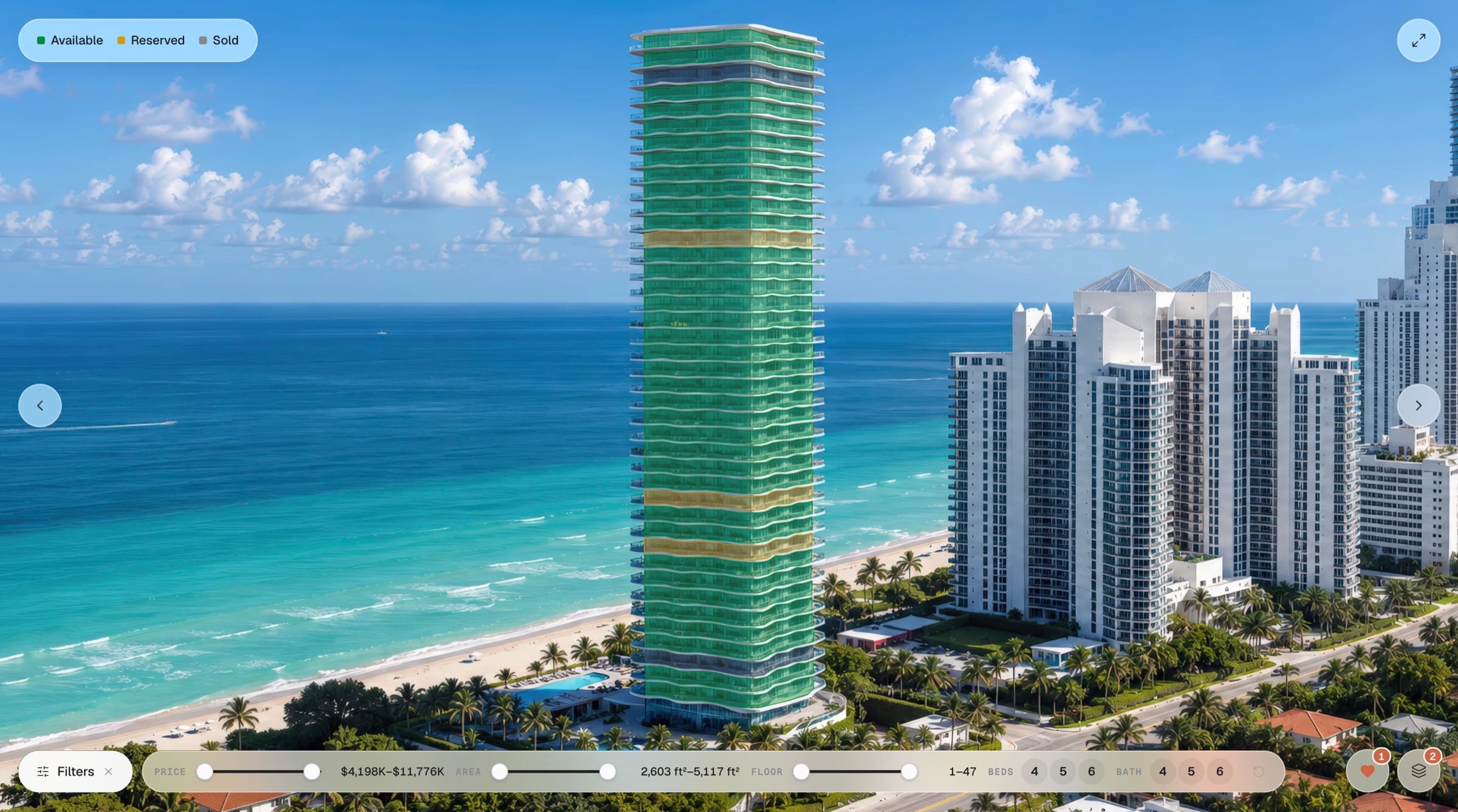 High-rise towers